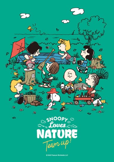 『SNOOPY Loves NATURE “Team up!”』キービジュアル