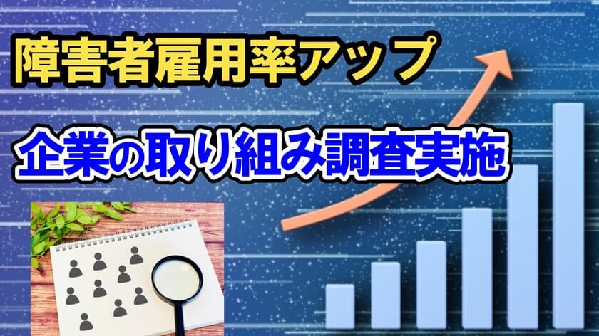 “障害者雇用ドットコム”が障害者雇用率アップに向けた
企業の取り組みに関する調査を10月31日(火)まで実施