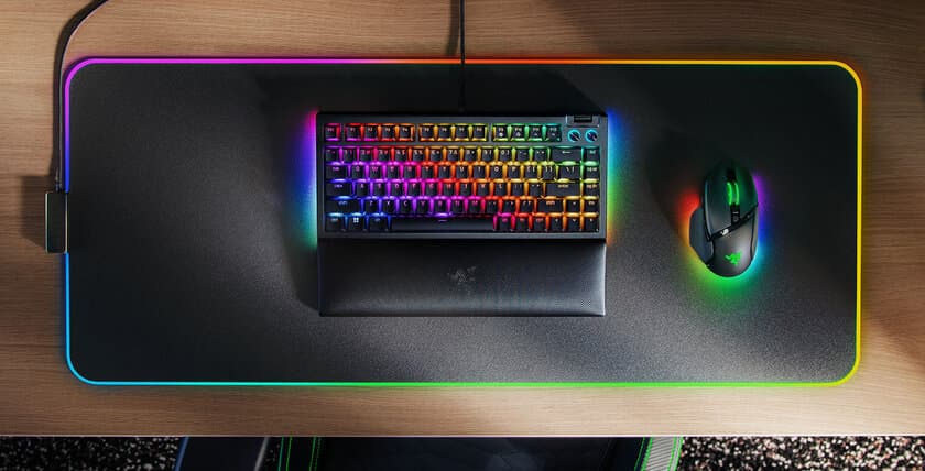 Razer史上最高の打鍵感を目指した
ホットスワップ可能なゲーミングキーボード
「Razer BlackWidow V4 75%」他、
計4製品を9月27日(水)より予約開始