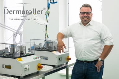 Dermaroller GmbH(ドイツ)のミハエル・トメリウス社長