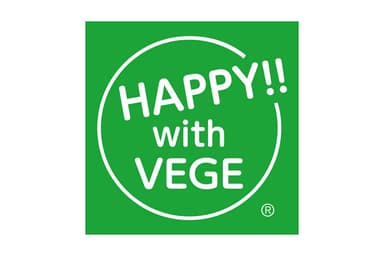 HAPPY!! with VEGE ロゴ