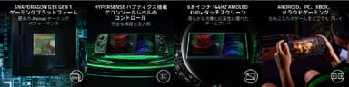 Razer Edge Gaming Tablet Wi-Fiモデル(Kishi V2 Pro Controller Bundle)特徴イメージ