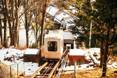 常盤館　登山電車