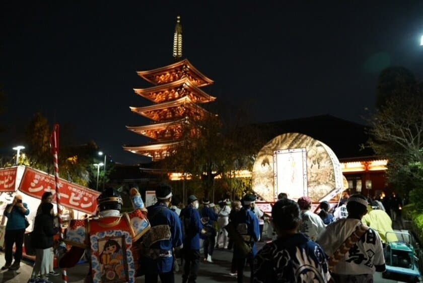 青森県弘前市の観光プロモーションとして
東京都浅草にて「第11回 弘前ねぷた浅草まつり」を
2023年11月17日～19日に開催