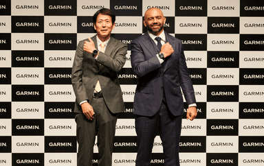 Garmin 岩田元樹、右：リーチ マイケル選手