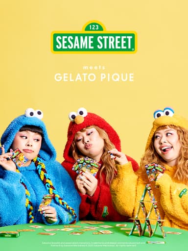 SESAME STREET meets GELATO PIQUE メインヴィジュアル