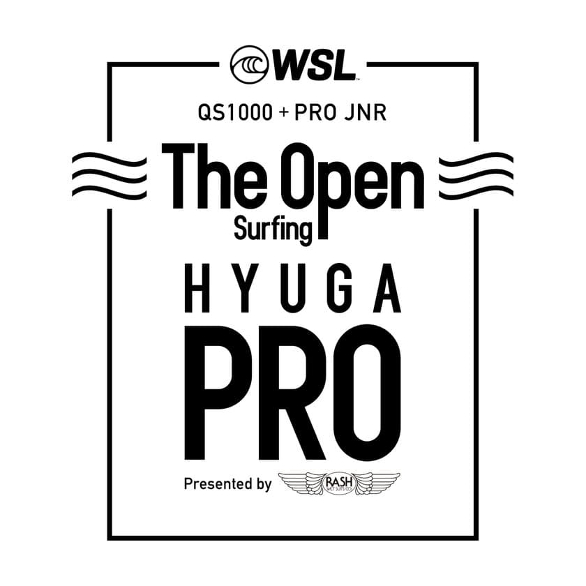 宮崎県日向市で行われるWSL公認の
国際プロサーフィン大会
「WSL QS1,000 The Open Surfing HYUGA PRO
presented by RASH」12月7日～10日開催！