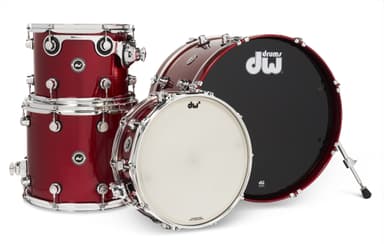 『DWe』ドラム・シェル・イメージ(4-Piece Complete Bundle Kit Black Cherry Metallic)