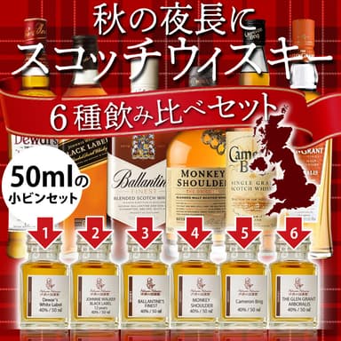 スコッチウィスキー飲み比べセット