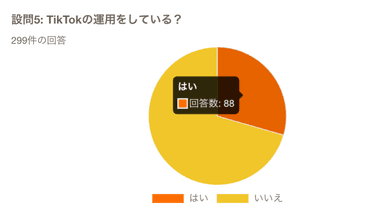 TikTokの運用をしている？