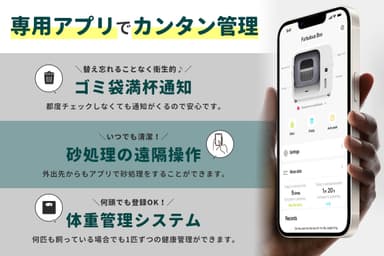 専用アプリでカンタン管理
