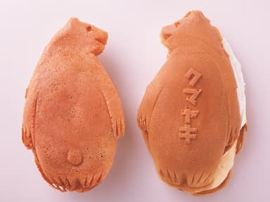 道の駅 あいおい「生クマヤキ(カスタードクリーム＆生クリーム)」