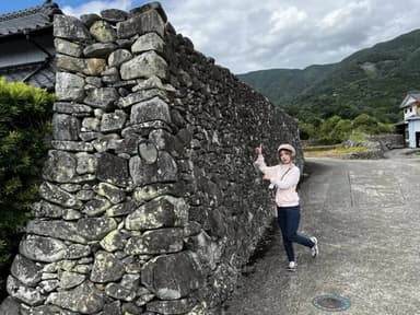 天草市倉岳町棚底地区の石垣群