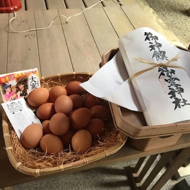 地元の御霊神社で御祈祷