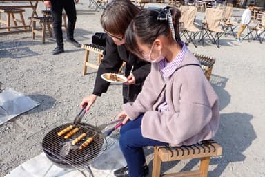 第5弾「和食文化と火を学ぶ、みたらし団子炭火焼き体験」