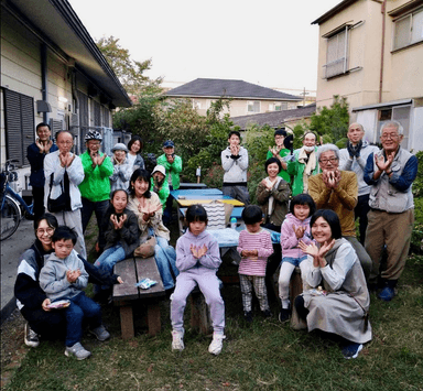 助松公園さくら保存会の皆様　集合写真