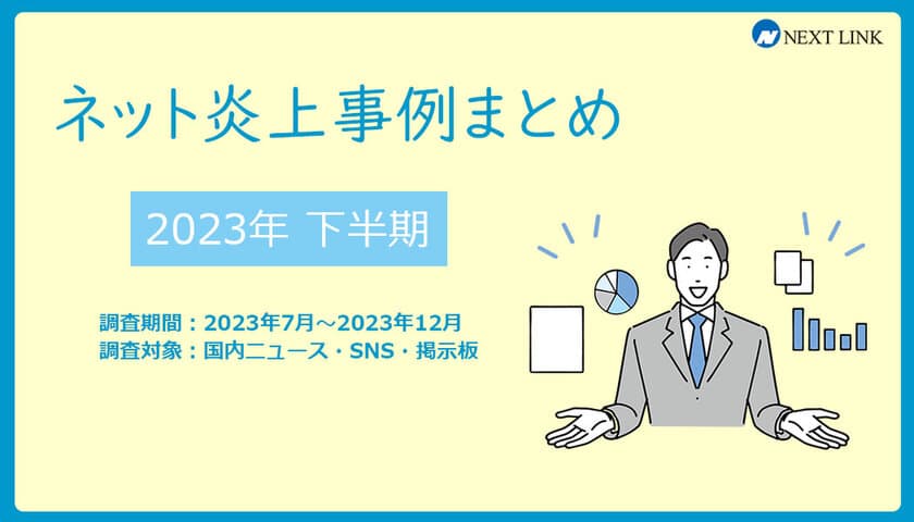 「2023年下半期の炎上事例データまとめ」を
誹謗中傷対策センターが発表