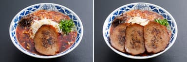 Vegan Spicy Paitan RamenとVegan Paitan Charsiu Ramen 3