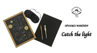 4月5日～7日 INVISIBLE WORKSHOP(目隠しして音楽を聞いて作品を作ろう)