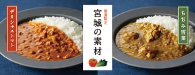 3/7に宮城の素材シリーズからカレー2品を数量限定発売！