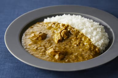 ちぢみ雪菜のチキンカレー