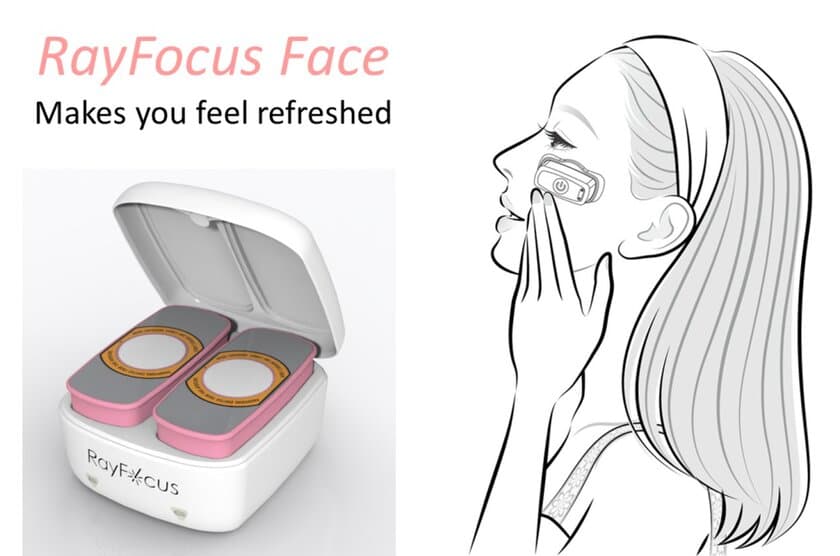 近赤外線レーザーと赤色LED光で肌環境を整える、
光美顔器RayFocusFace(レイフォーカスフェイス)を販売開始　
3月末までクラウドファンディングも実施中