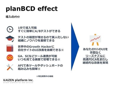 planBCDの導入メリット