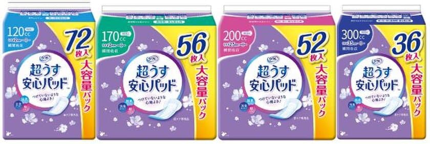 「リフレ 超うす安心パッド 大容量パック」を新発売