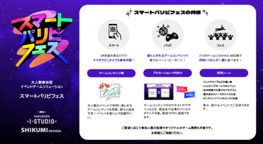 「スマートパリピフェス」イベントゲームソリューションの概要(※2)