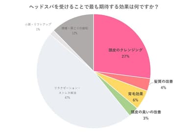 図表1：ヘッドスパに求める効果