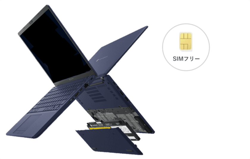 自身でバッテリー交換ができる軽量薄型モバイルシンクライアント
「MiNT-ACC Note X83M」のLTE対応モデルを4月4日より販売開始