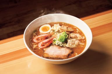 麺屋田中商店「ましけ甘海老味噌ラーメンスペシャル」