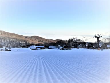 綺麗に圧雪整備