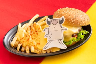 チーズと癒着！ヤバヤバチーズバーガー