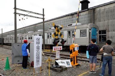 保線・電気設備展示イメージ