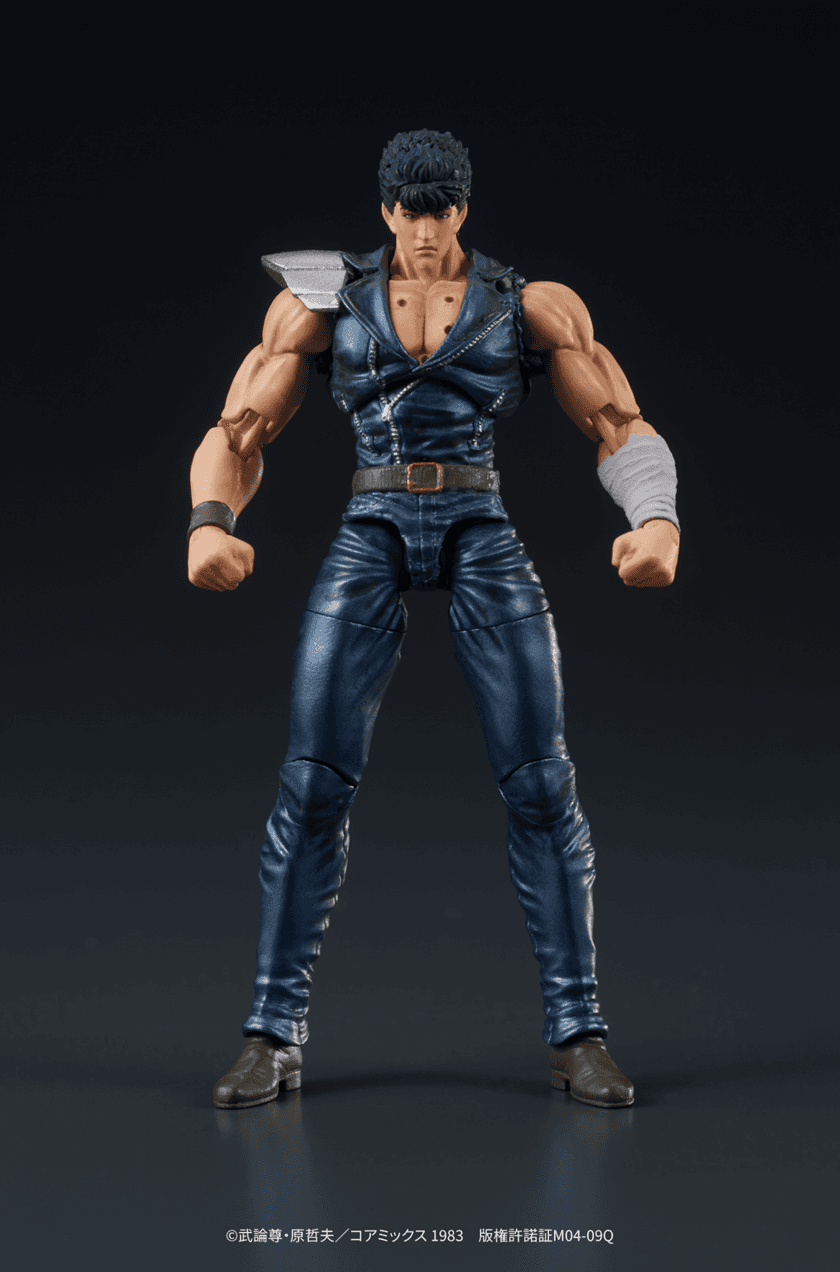 不朽の名作『北斗の拳』より、“ケンシロウとジード団員が
約1/24スケールでアクションフィギュア化！2024年9月発売予定