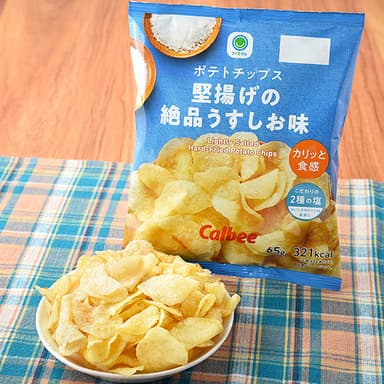 ＜第4位＞ファミマル　ポテトチップス堅揚げの絶品うすしお味