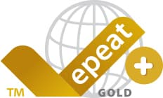 電子機器の国際的な環境評価システムEPEATにおいて、最高評価ランクのGoldに認定