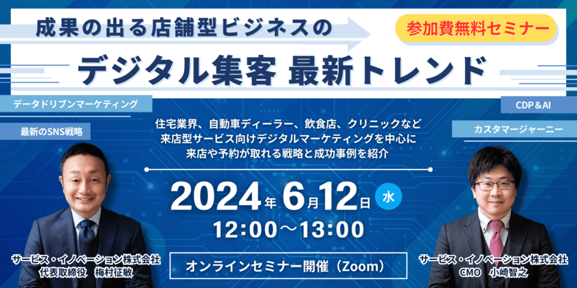 店舗型ビジネス特化の
デジタルマーケティング全体支援サービスを開始　
戦略構築からクリエイティブ制作や広告運用までワンストップで対応