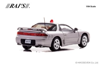 1/64 三菱 GTO Twin Turbo (Z16A) 静岡県警察交通機動隊車両(覆面 銀)：右後