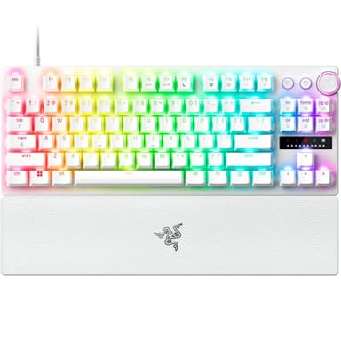 Razer Huntsman V3 Pro Tenkeyless (White Edition) - 製品画像