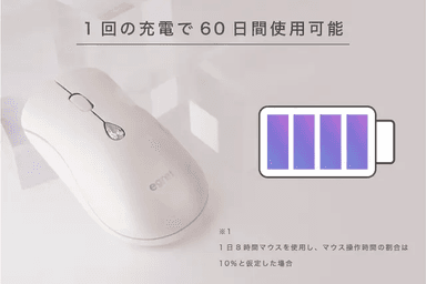 長持ち充電バッテリー