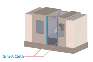 ドアの挟み込み防止への使用イメージ