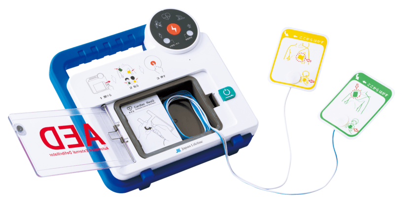 子どもたちの安全を守るAED - 日本ライフライン株式会社、
7月17日・18日に大阪で開催される
『保育博ウエスト2024』に出展