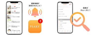 PIARYアプリの特徴