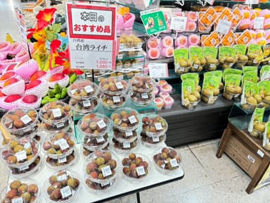 デパート及びスーパーマーケットの計5店舗15箇所、合計4トンの台湾ライチ「玉荷包」の試食会を開催　2