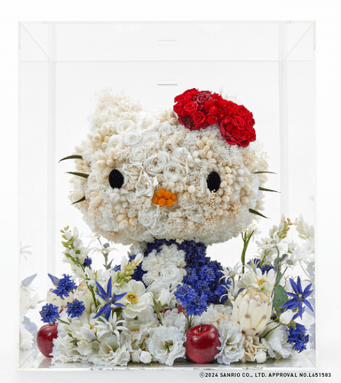 プリザーブドフラワー『HELLO KITTY 50th Anniversary』