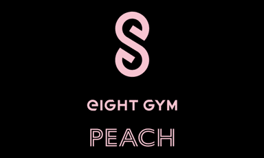 新ブランド『eIGHT GYM PEACH』のロゴ