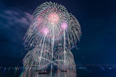 昨年の花火の様子