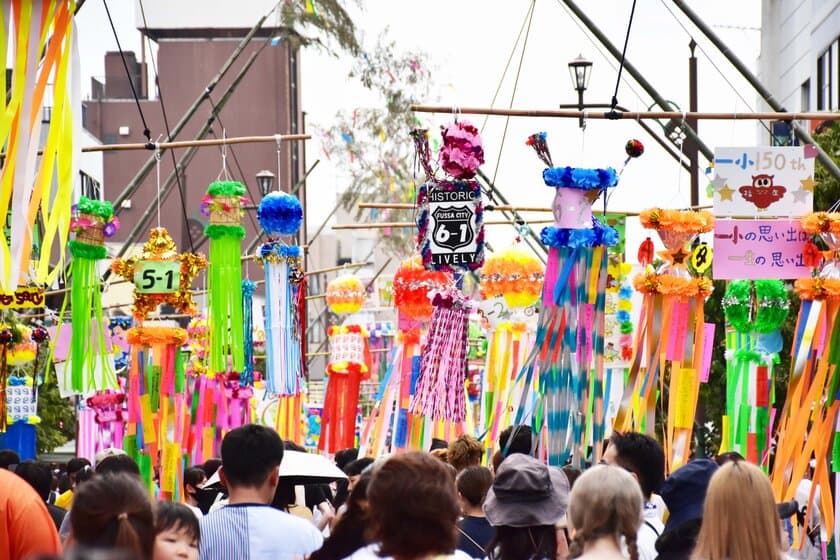 西多摩地域最大級イベント「第74回福生七夕まつり」
7/19～21開催！民踊、山車・みこしパレードが5年ぶりに復活